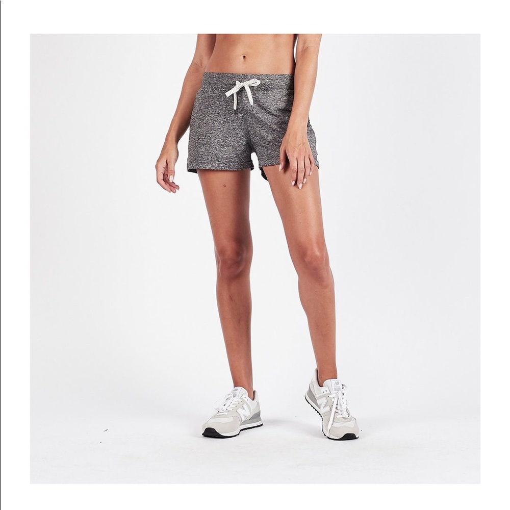 Vuori Heather Gray Halo Performance shorts